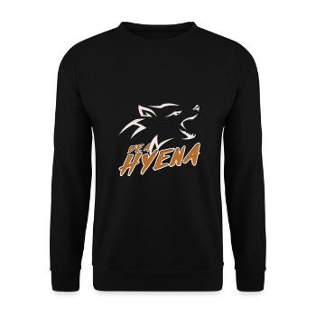 Hyäne Afrika Safari Savanne Geschenk - Unisex Pullover - Schwarz - Vorne - Alina (178cm) & Michal (187cm)