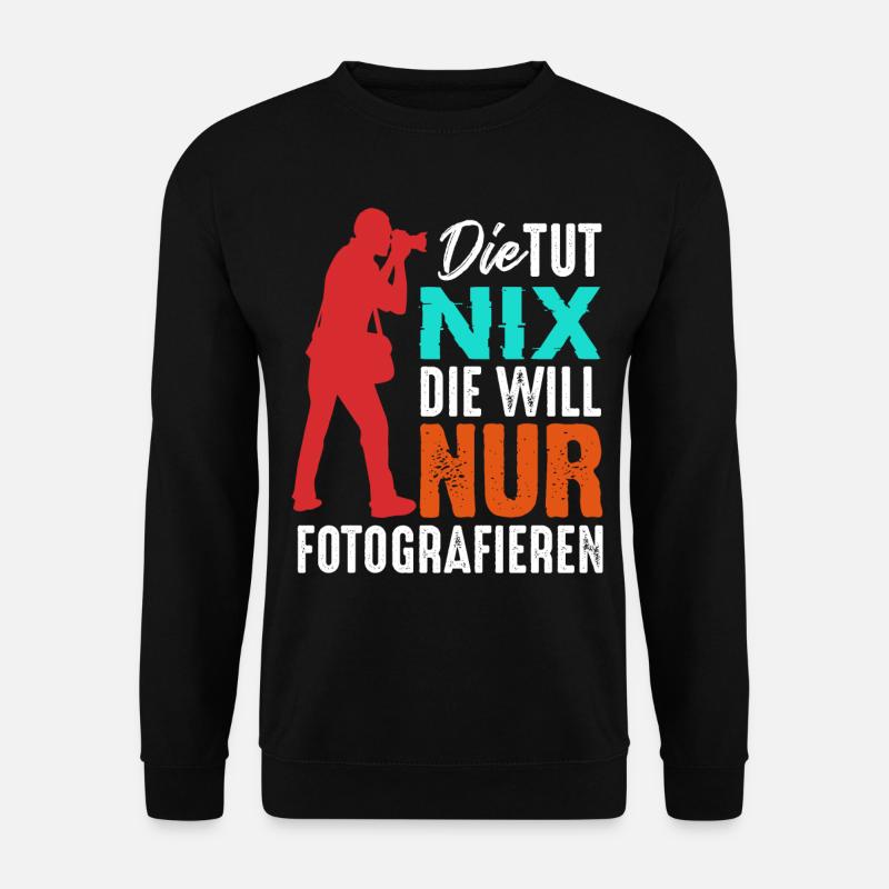 Fotograf Hobby - Unisex Pullover - Schwarz