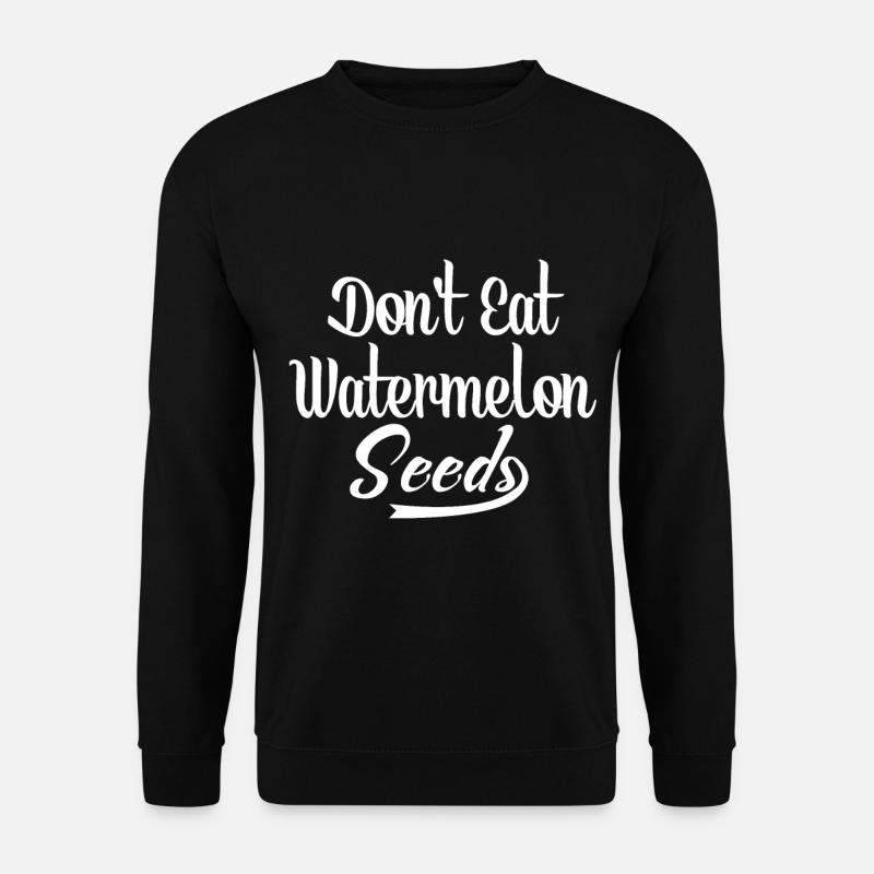 Lustiger Spruch Schwangerschaft Dicke Menschen - Unisex Pullover - Schwarz