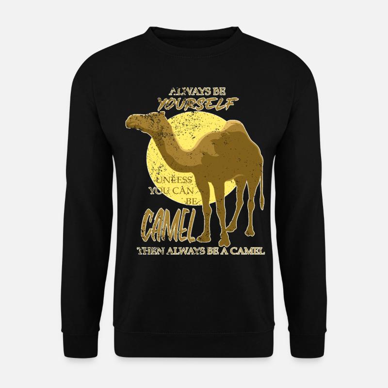 Camel animal gift - Unisex Sweatshirt - black