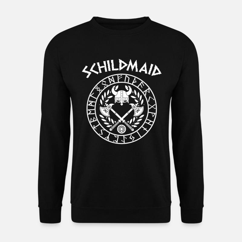 Wikinger Schildmaid Shirt - Unisex Pullover - Schwarz