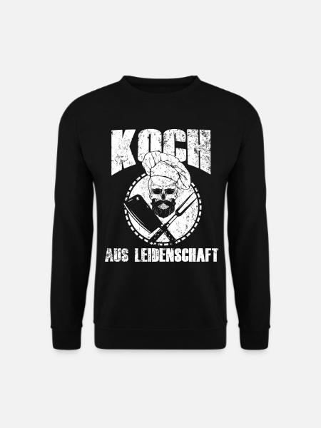 Koch Kochen - Unisex Pullover - Schwarz