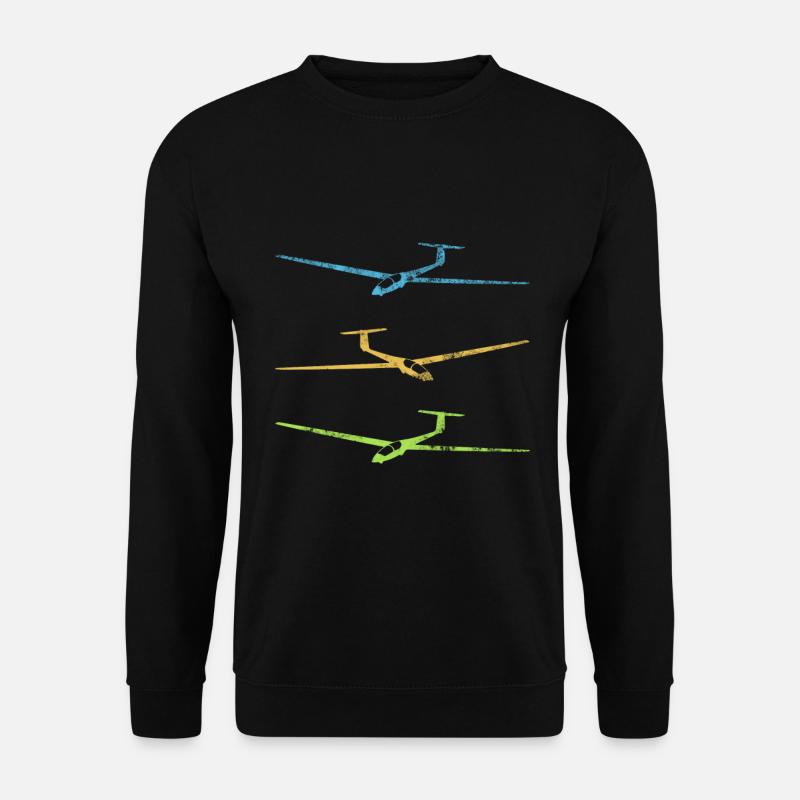 Gliding thermic glider - Unisex Sweatshirt - black