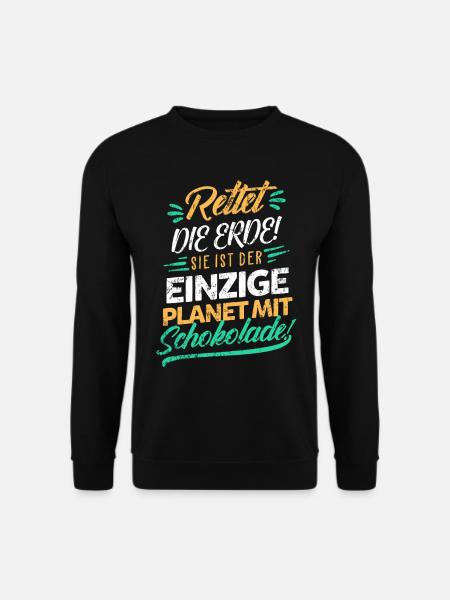 Chocolate climate protection - Unisex Sweatshirt - black
