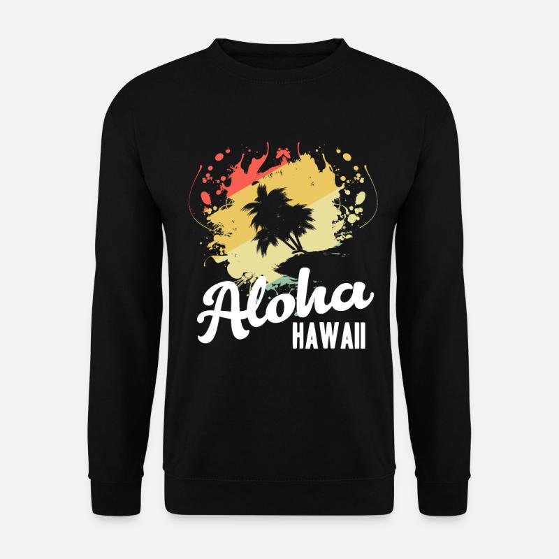 hawaii - Unisex Pullover - Schwarz
