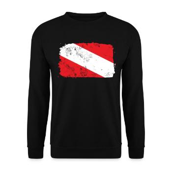 Plongée - Scuba Diving Plongée Cadeau - Sweat-shirt Unisexe - noir - Devant - Alina (178cm) & Michal (187cm)