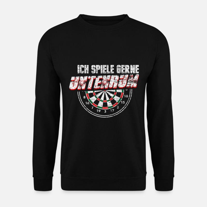 Dart Spieler - Unisex Pullover - Schwarz