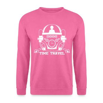 Zeitreise - Unisex Pullover - Pink - Vorne