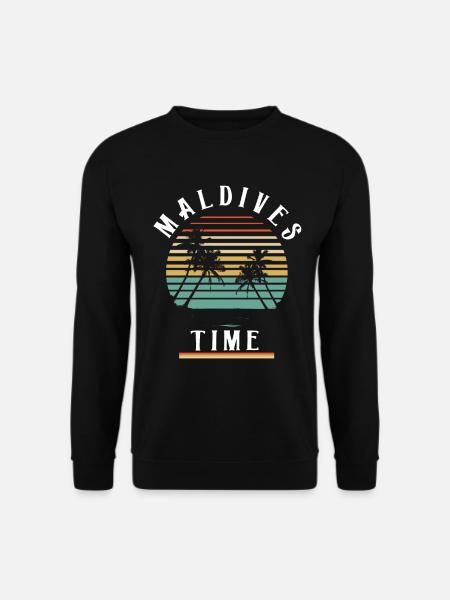 MALDIVES TIME - Unisex Pullover - Schwarz