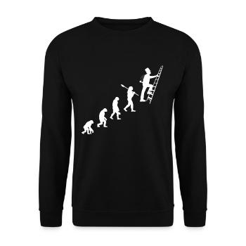 Ramoneur Chance Bonheur Bonheur Cadeau - Sweat-shirt Unisexe - noir - Devant - Alina (178cm) & Michal (187cm)