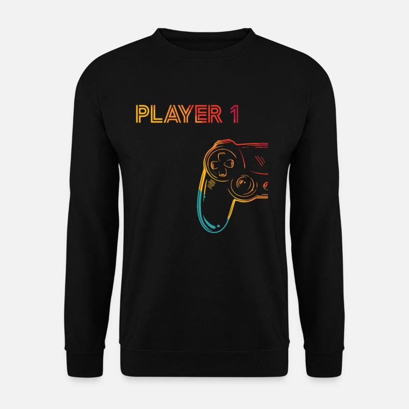 Gaming Player 1 gift - Unisex Sweatshirt - black