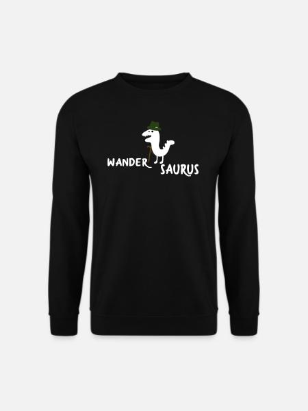 Wandern Rentner Rente Bergsport Wanderer Geschenk - Unisex Pullover - Schwarz