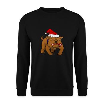 bouledogue - Sweat-shirt Unisexe - noir - Devant - Alina (178cm) & Michal (187cm)