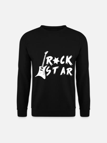 Rock Star Guitar Metal Rock n Roll Gift Idea - Unisex Sweatshirt - black