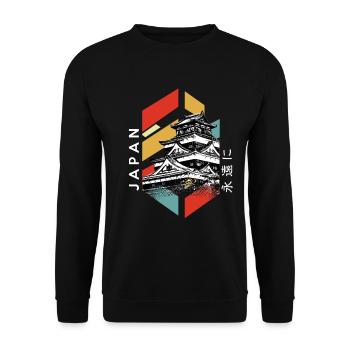JAPAN FOREVER - Unisex Pullover - Schwarz - Vorne - Alina (178cm) & Michal (187cm)
