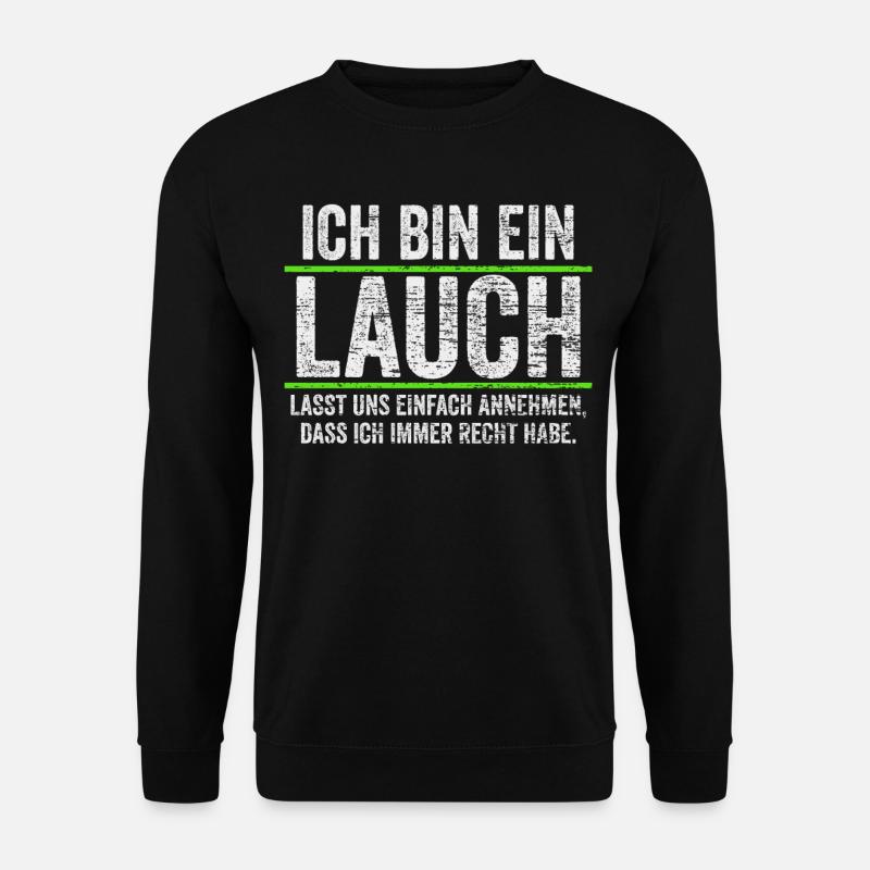 Lauch Sportler - Unisex Pullover - Schwarz