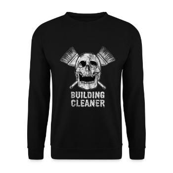 Nettoyant Hobby Sport Loisir Cadeau - Sweat-shirt Unisexe - noir - Devant - Alina (178cm) & Michal (187cm)