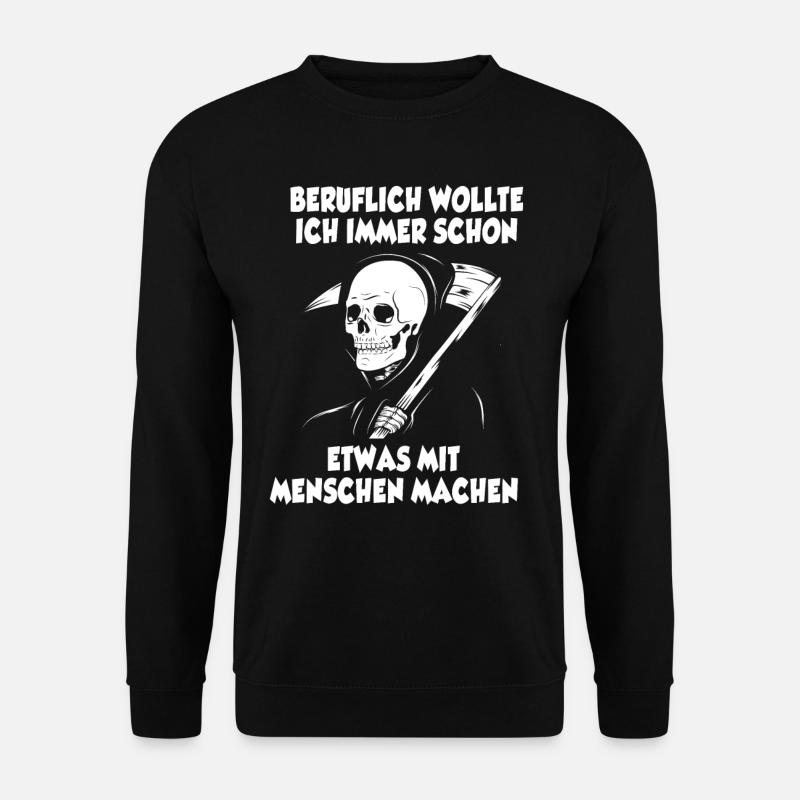 Sensenmann Halloween - Unisex Pullover - Schwarz