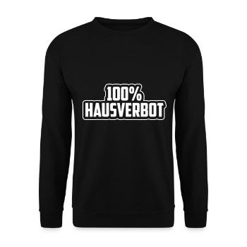 Bouncer Ban Bar Bar Club Disco Gift - Unisex Sweatshirt - black - Front - Alina (178cm) & Michal (187cm)