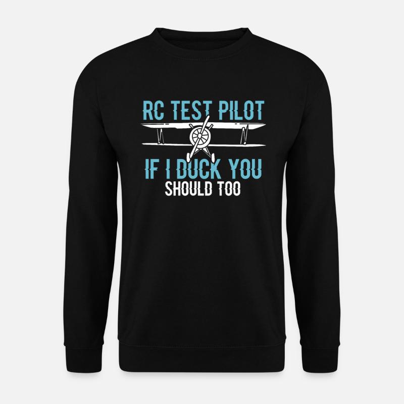 RC-Pilot RC-Modellflug RC-Modellbau - Unisex Pullover - Schwarz