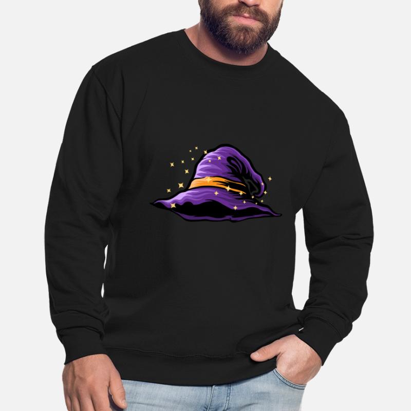 Witch hat magic hat witch wizard gift idea Unisex Sweatshirt