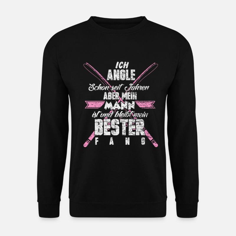 Pêcher poisson cadeau - Sweat-shirt Unisexe - noir