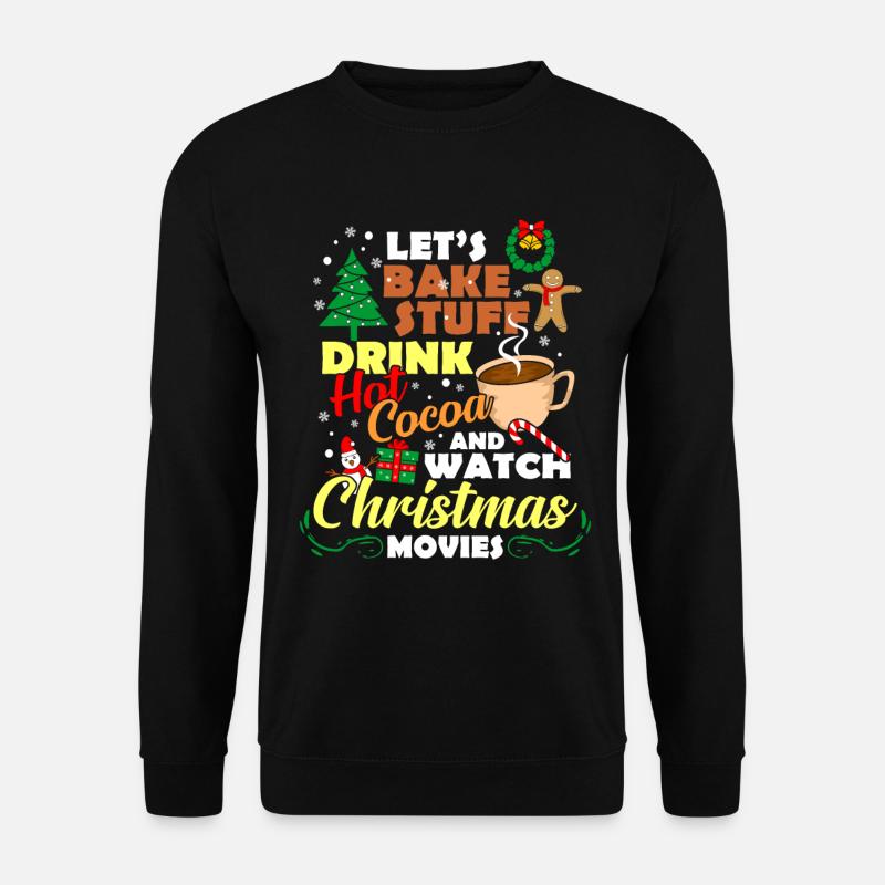 Christmas Cocoa Hot Chocolate Hot Chocolate - Unisex Sweatshirt - black