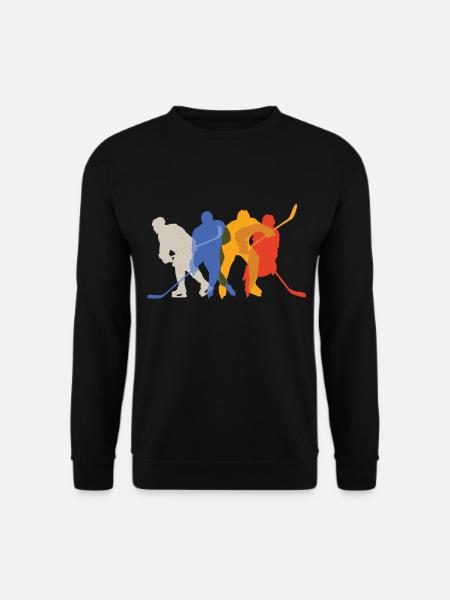 Eishokey - Unisex Pullover - Schwarz