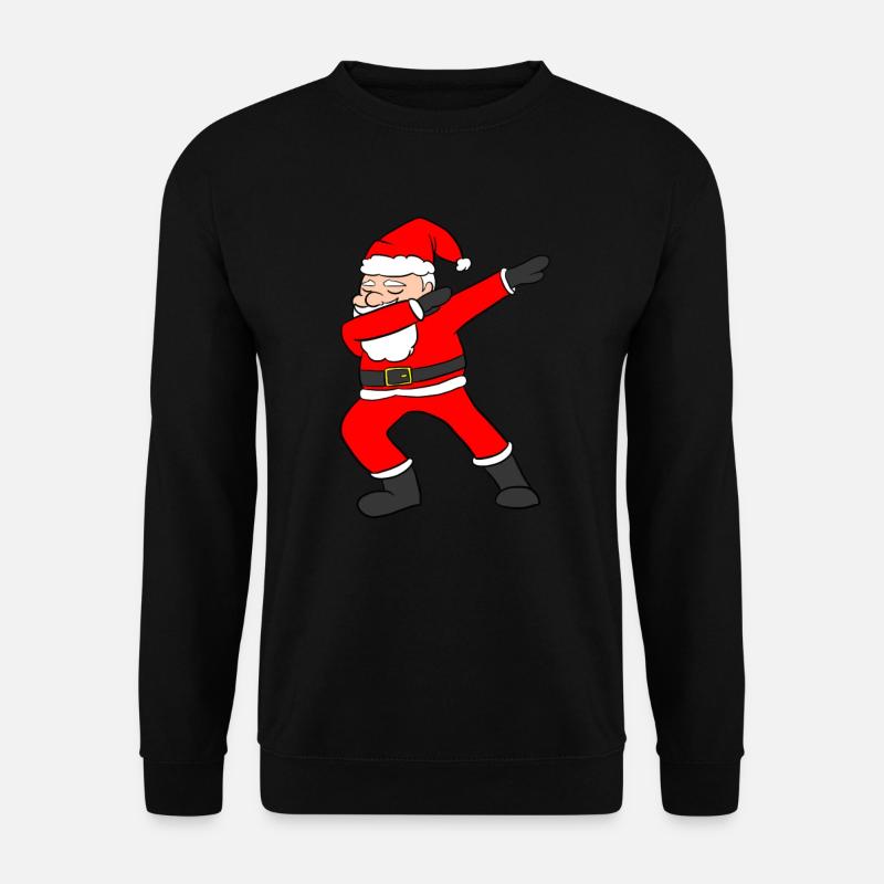 Dabbing Santa - Unisex Pullover - Schwarz