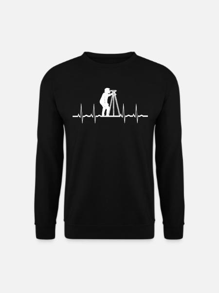 Vermesser Vermessungstechniker Vermessen Beruf - Unisex Pullover - Schwarz