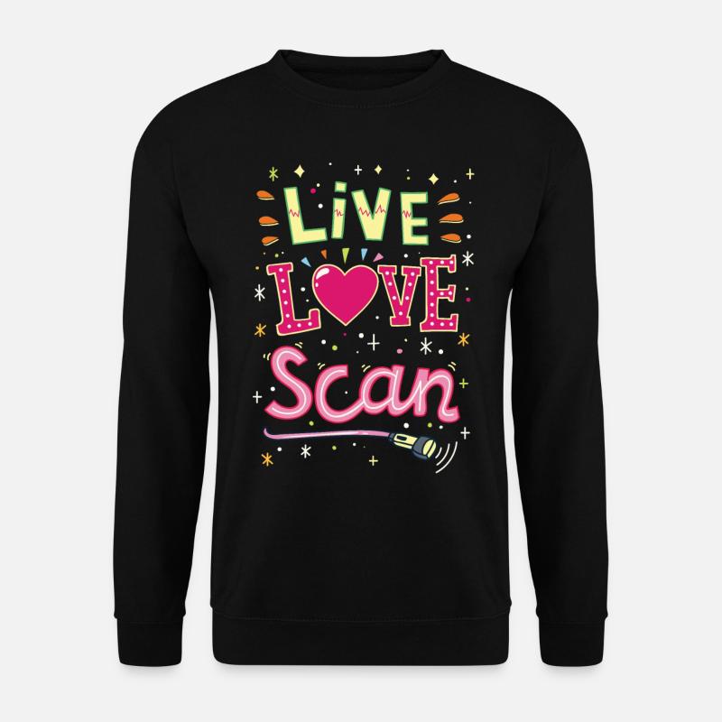 Krankenhaus Hebamme Sonograph Ultraschall - Unisex Pullover - Schwarz
