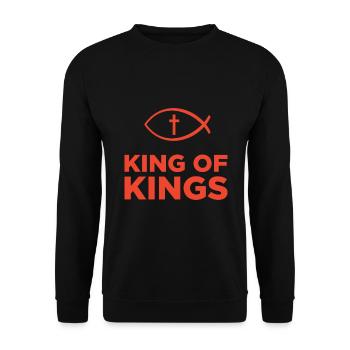 Le christianisme cadeau - Sweat-shirt Unisexe - noir - Devant - Alina (178cm) & Michal (187cm)