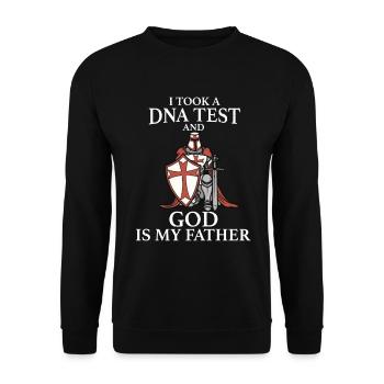 Le christianisme cadeau - Sweat-shirt Unisexe - noir - Devant - Alina (178cm) & Michal (187cm)