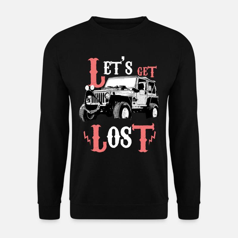 lets get lost - Unisex Sweatshirt - black