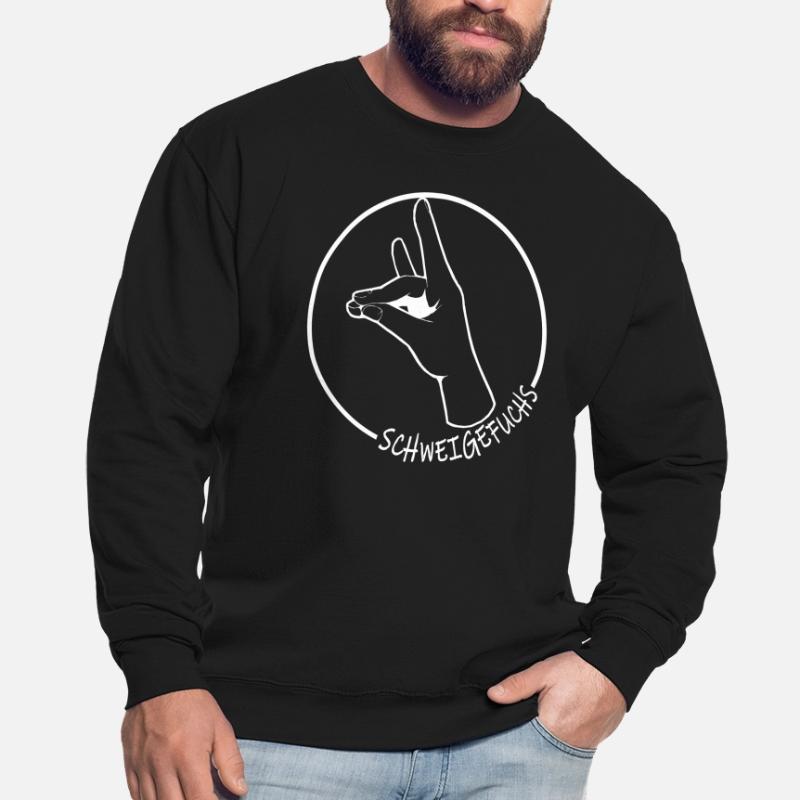 Schweigefuchs Leisefuchs Lehrer Pädogogen Geschenk Unisex Pullover