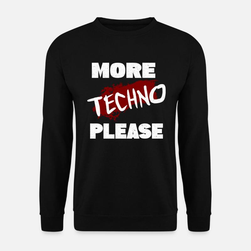 Techno - Unisex Sweatshirt - black