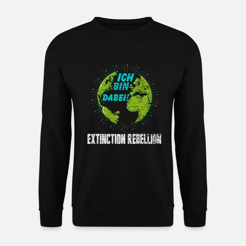 Ich Bin Dabei! Extinction Rebellion Natur - Unisex Pullover - Schwarz