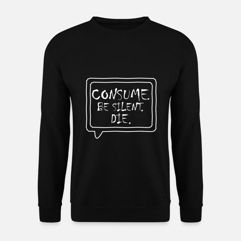 Revolution Widerstand Konsum Kapitalismus Politik - Unisex Pullover - Schwarz