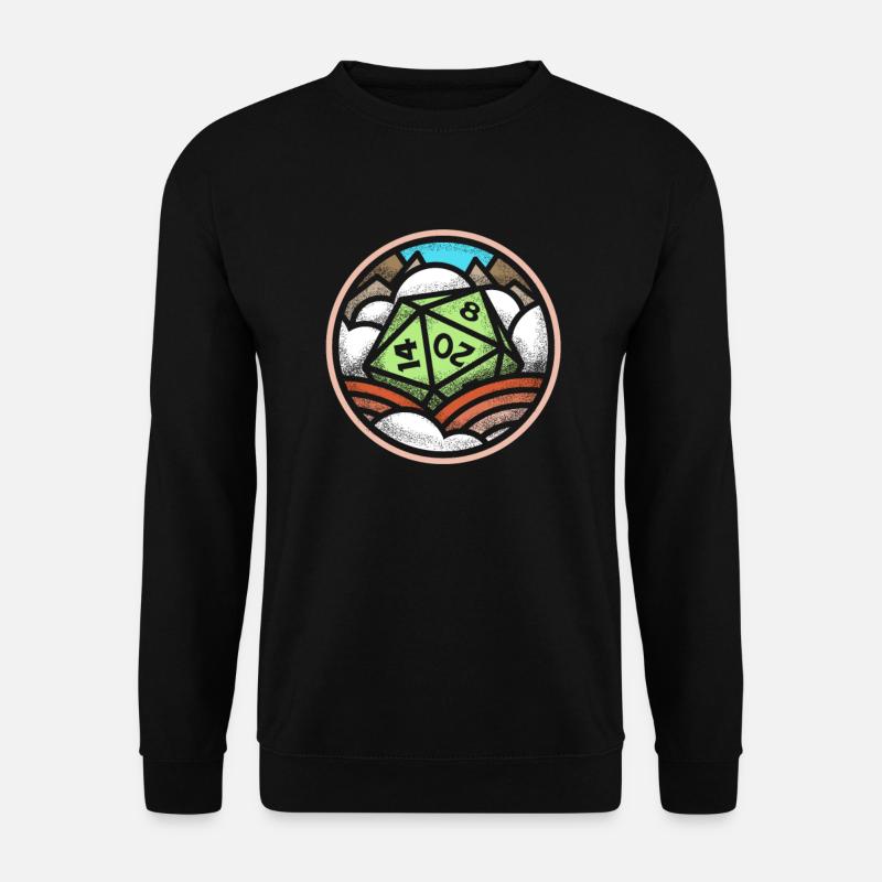 Eine D20 Fantasie - Unisex Pullover - Schwarz