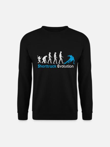 Shorttrack Evolution Turnier Geschenk - Unisex Pullover - Schwarz