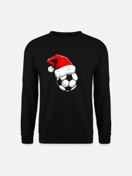 Casquette de foot football noel - Sweat-shirt Unisexe - noir