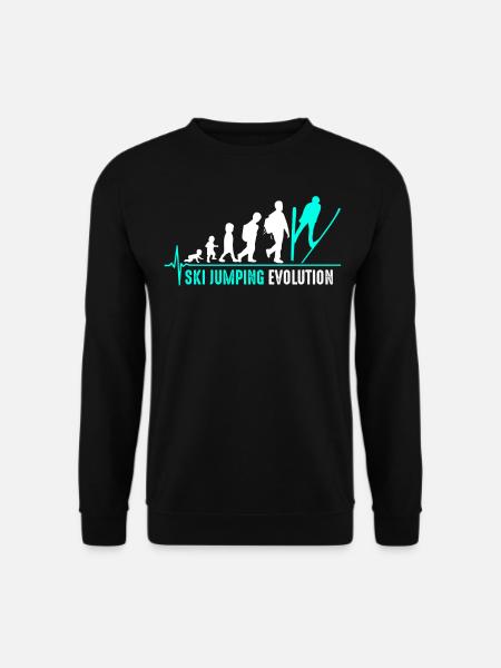 Saut à ski Evolution Naissance - Sweat-shirt Unisexe - noir