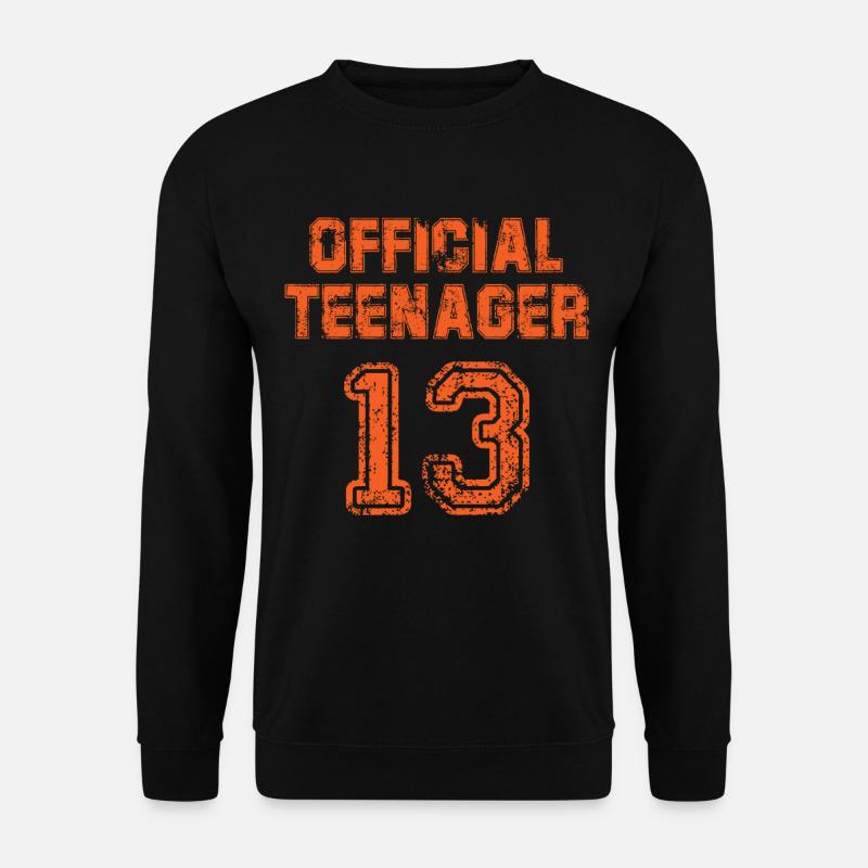 13th birthday gift - Unisex Sweatshirt - black