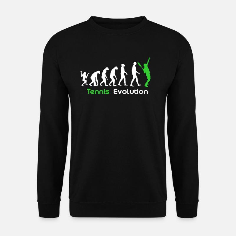 Tennis Evolution - Unisex Sweatshirt - black