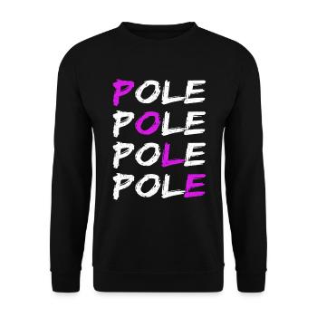 Pole Dance - Sweat-shirt Unisexe - noir - Devant - Alina (178cm) & Michal (187cm)