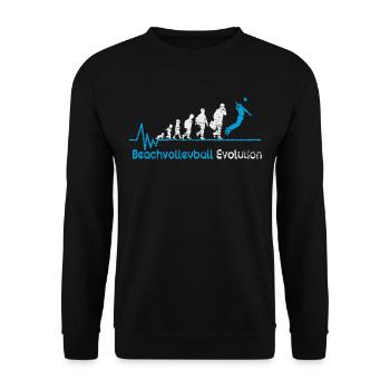 Cadeau d'impulsion de naissance de volleyball de plage - Sweat-shirt Unisexe - noir - Devant - Alina (178cm) & Michal (187cm)