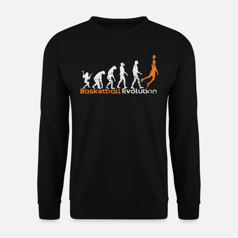 Basketball Evolution Sport Gift - Sweat-shirt Unisexe - noir