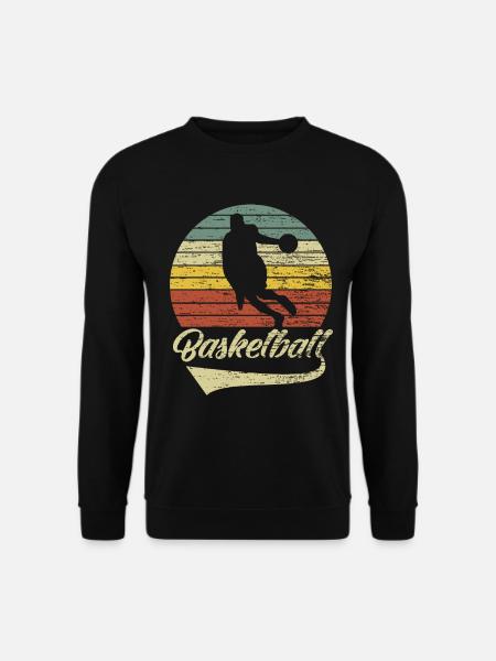 Basketball Sportler Verein Geschenk - Unisex Pullover - Schwarz