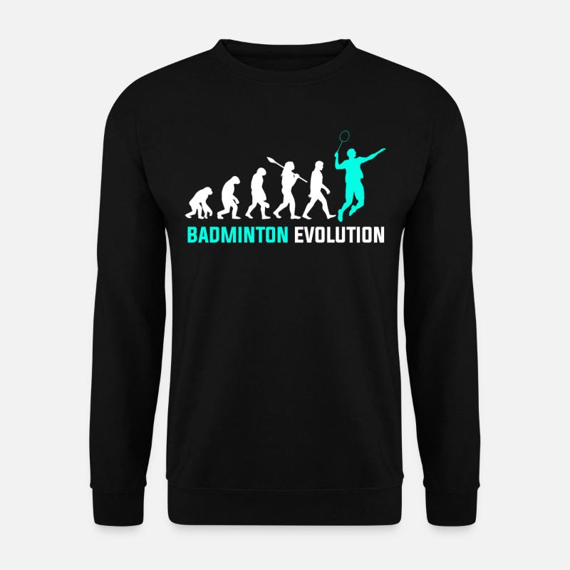 Badminton Evolution - Unisex Sweatshirt - black
