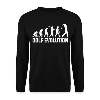 Golf Evolution - Unisex Pullover - Schwarz - Vorne - Alina (178cm) & Michal (187cm)